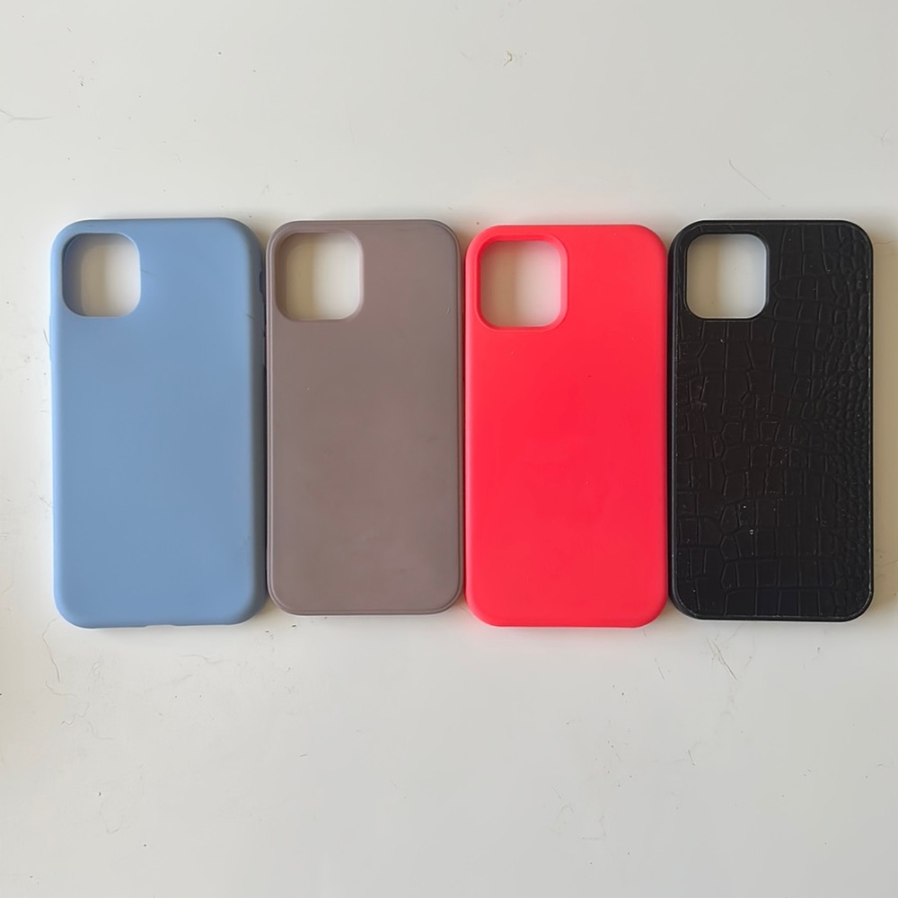 iPhone 12 cases (blue is iPhone 12pro)